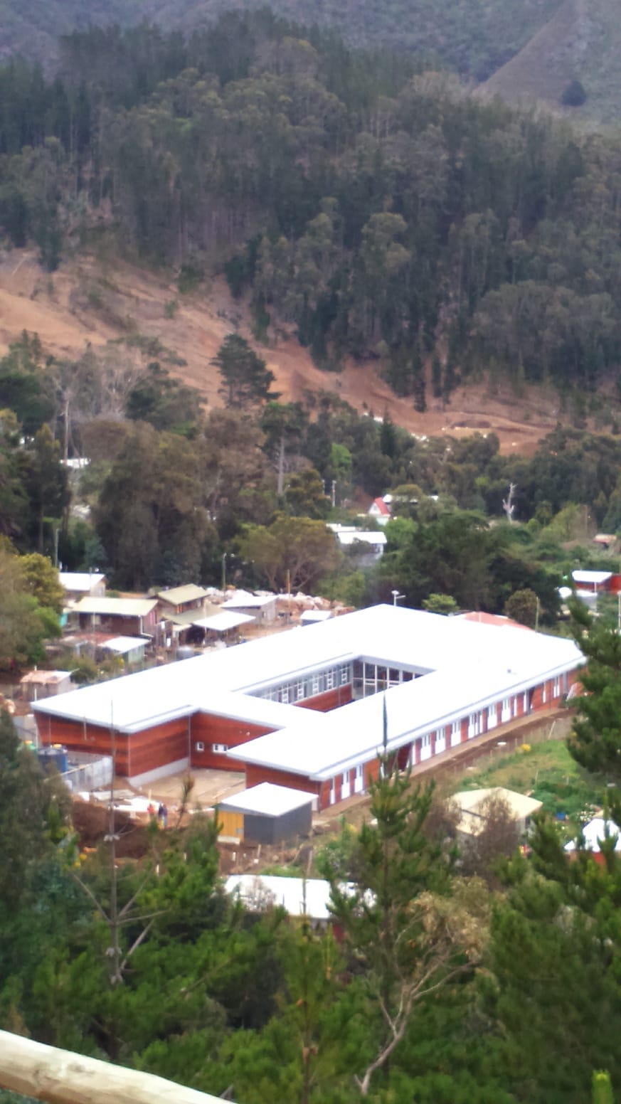 Obra Consultorio Isla Juan Fernandez Vista Panoramica